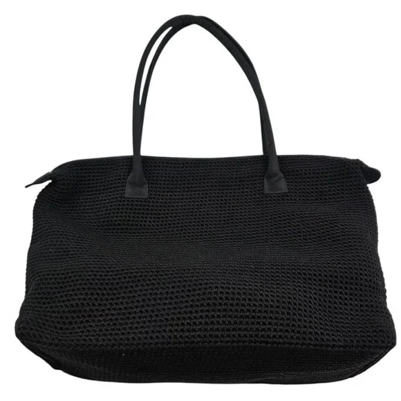 The SAK Elliot Lucca Collection Handback Black Crotchet Shoulder Bag Purse - Picture 1 of 15